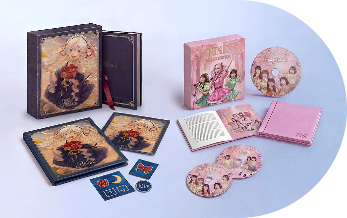 豪華なブックレットや限定グッズ付きのCDや特装版BOXパッケージのCD